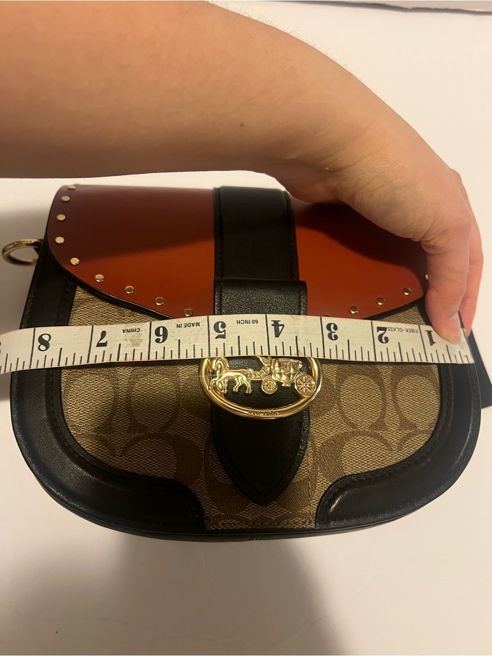 Coach C3593 Georgie Saddle Bag & Trifold Riley Wallet - Picture 12 of 12